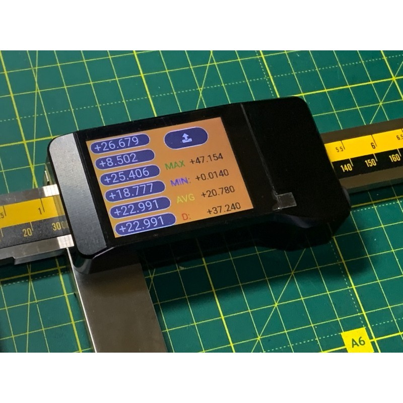 TABLET long jaw e-FORCE 1-20N caliper up to 5m meters and 300mm jaws Wireless+USB
