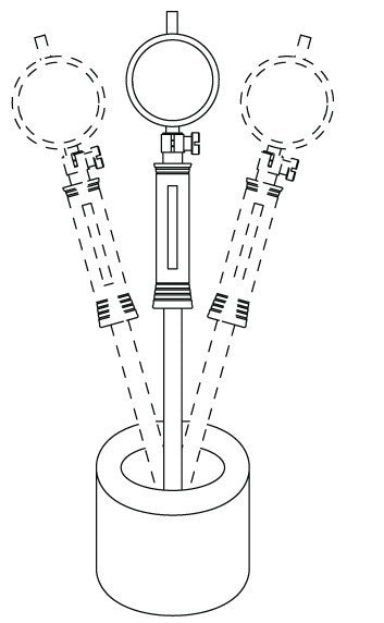 SET - Precision Dial Bore Gauge - Analog - Carbide Tips