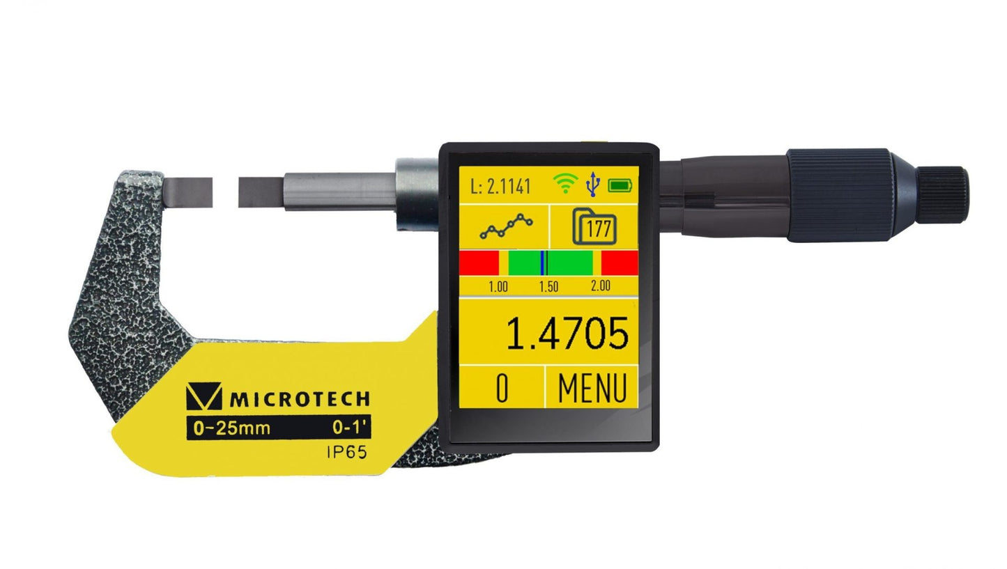 Precision TABLET BLADE Micrometer - Sub-Micron - IP65 - Friction Thimble