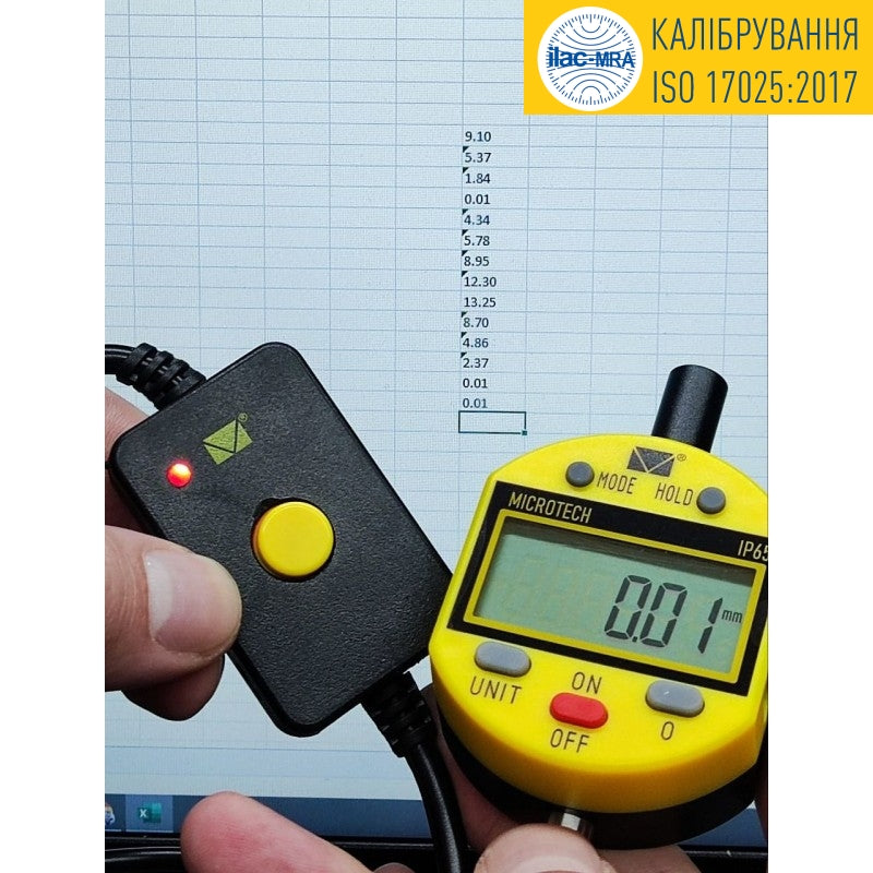 USB HID Cable for Microtech DIGITAL Calipers and Indicators