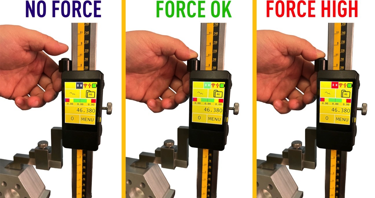 eFORCE TABLET height gauge up to 80"/2000mm micron Wireless+USB