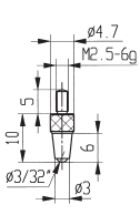 Contact Points for Dial Indicators