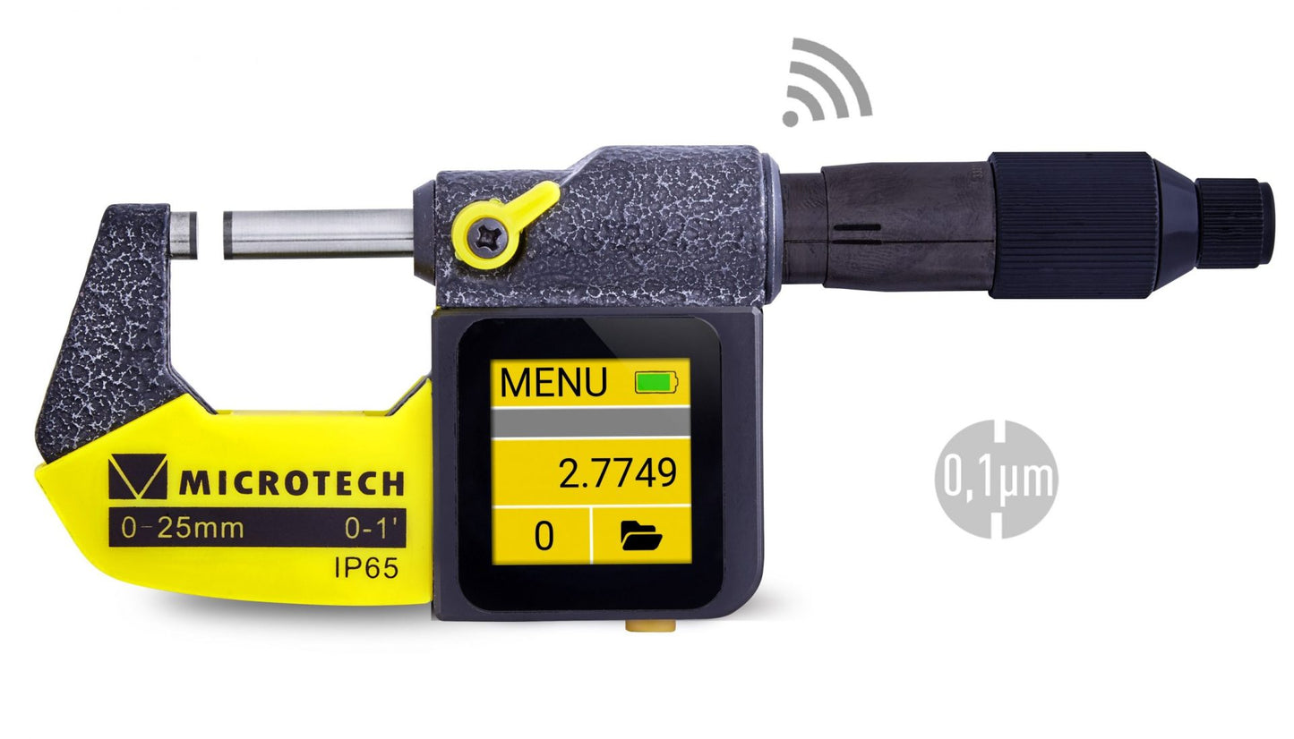 SUB-MICRON COMPUTERIZED micrometer IP-65 Wireless+USB