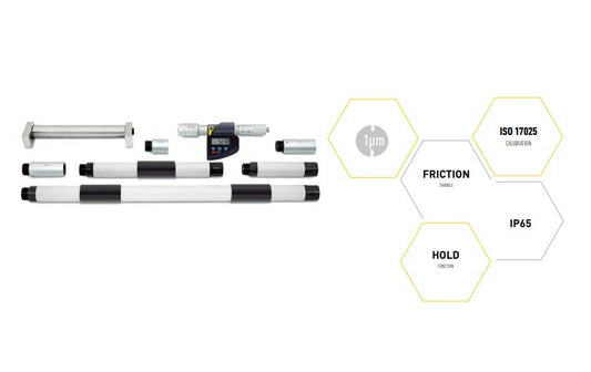 Tubular Digital Inside Micrometer Kits IP65