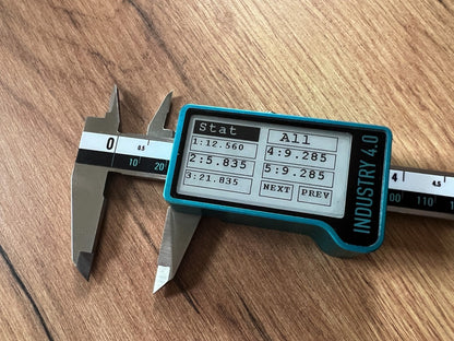 INTELLIGENT E-ink  caliper 6", 8", 12" - 0-300mm CARBIDE  Wireless+USB