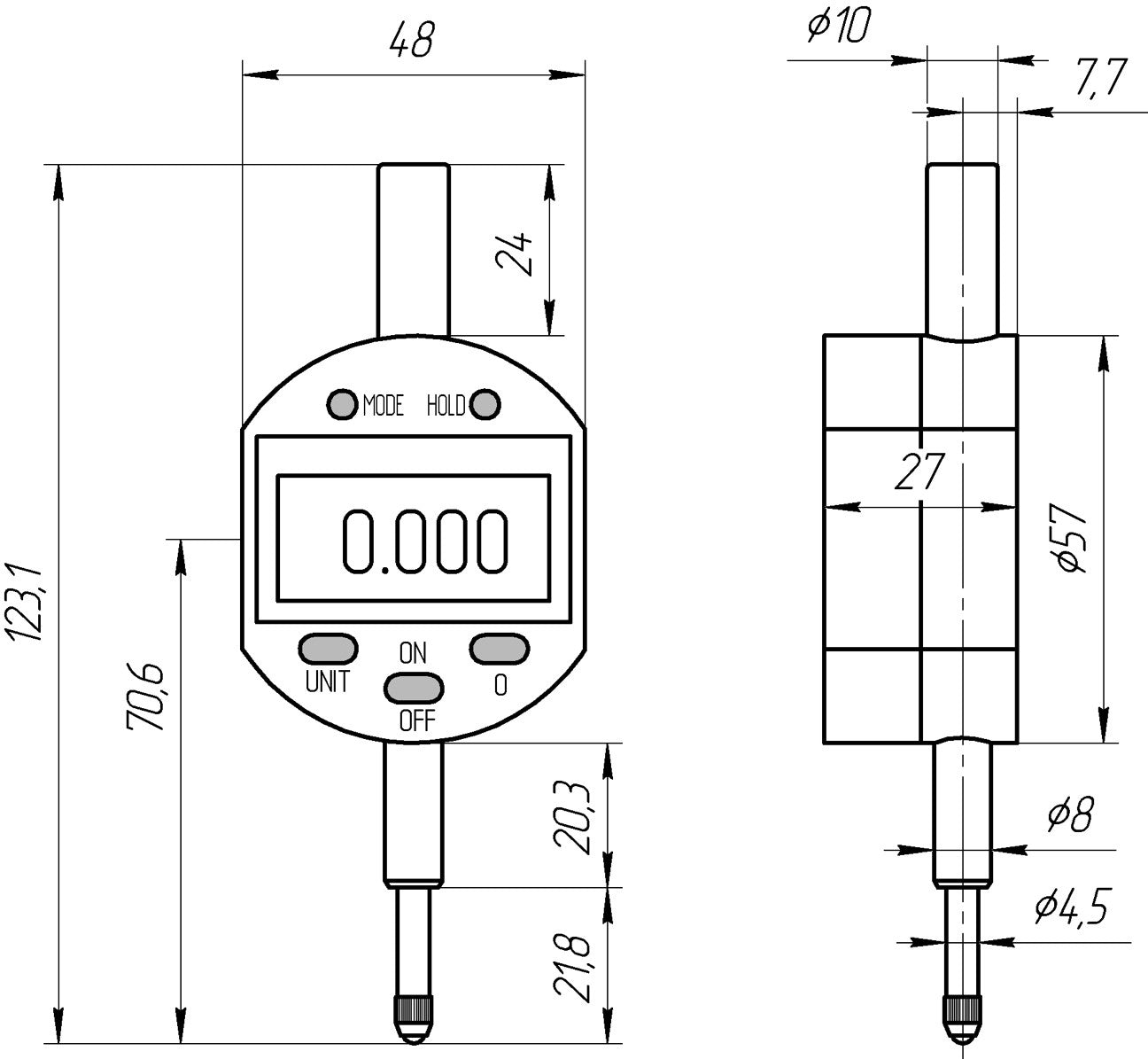 Digital Indicator - IP65