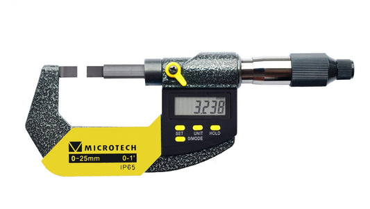 Precision Digital BLADE Micrometer - Micron - IP65 - Friction Thimble