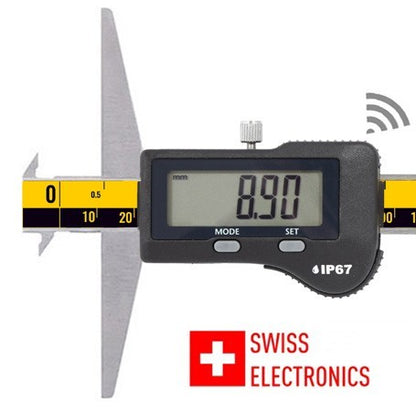 Digital Depth Caliper - Double Hook - IP-67 SWISS