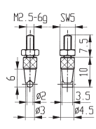 Contact Point with Horizontal Cylinder