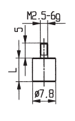 Flat Contact Point -Dia 7.8mm