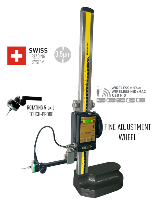 DataMet Touchprobe Micron Tablet Height Gauge