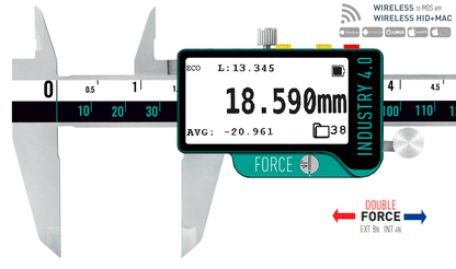 INTELLIGENT E-ink  caliper 6", 8", 12" - 0-300mm CARBIDE  Wireless+USB