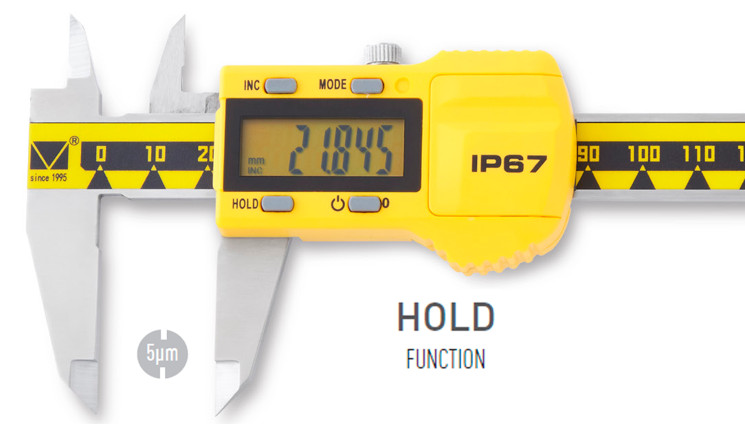 PRECISION digital caliper 6", 8", 12" - 0-300mm IP-67