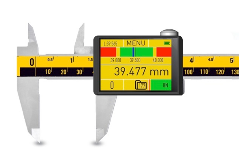 Tablet Digital Caliper e-Force  -  6", 8", 12"  -  1-20N  -  Ceramic Jaw  -  USB & Bluetooth