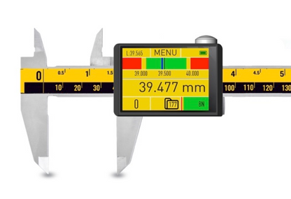 Tablet Digital Caliper e-Force  -  6", 8", 12"  -  1-20N  -  Ceramic Jaw  -  USB & Bluetooth