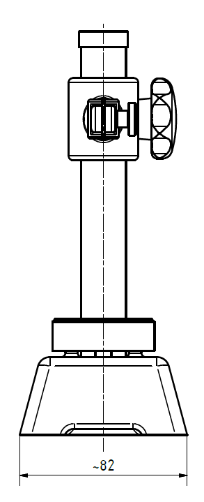 Round Ceramic Gage Stand