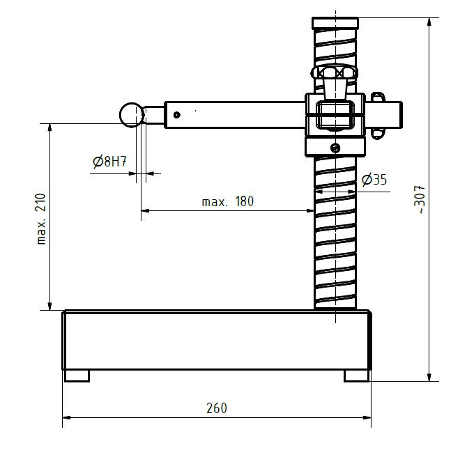 Kafer Granite Gage Stand
