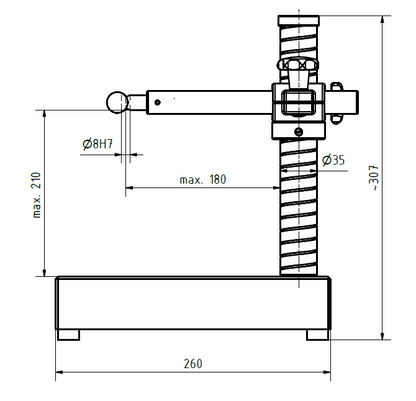 Kafer Granite Gage Stand