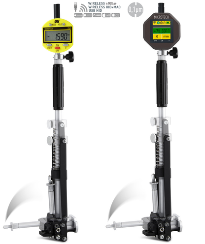 DataMet RETRACTABLE Leg Bore Gauge - Sub-Micron - Carbide Tips - IP54