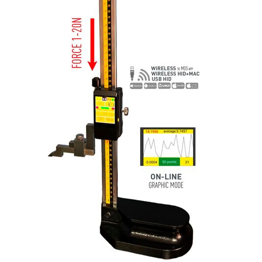 eFORCE TABLET  height gauge up to 80"/2000mm micron Wireless+USB