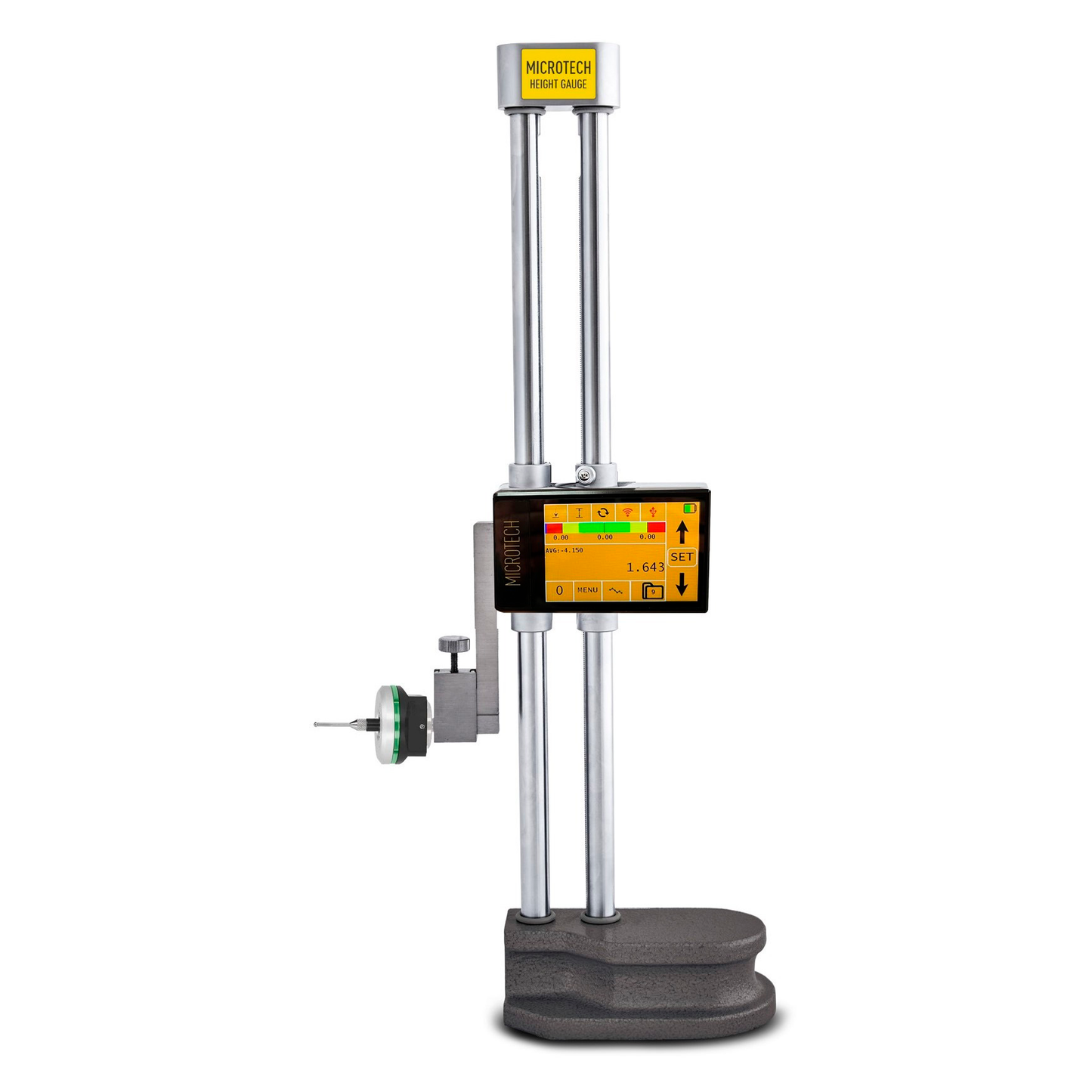 TouchProbe Tablet micron double column height gauge up to 40"/1000mm wheel adjust Wireless+USB